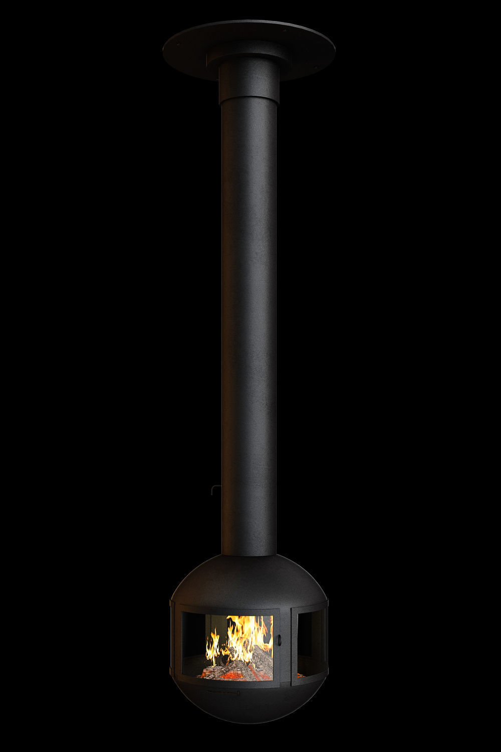 Fireplace set Focus Creation 1 3D model_9
