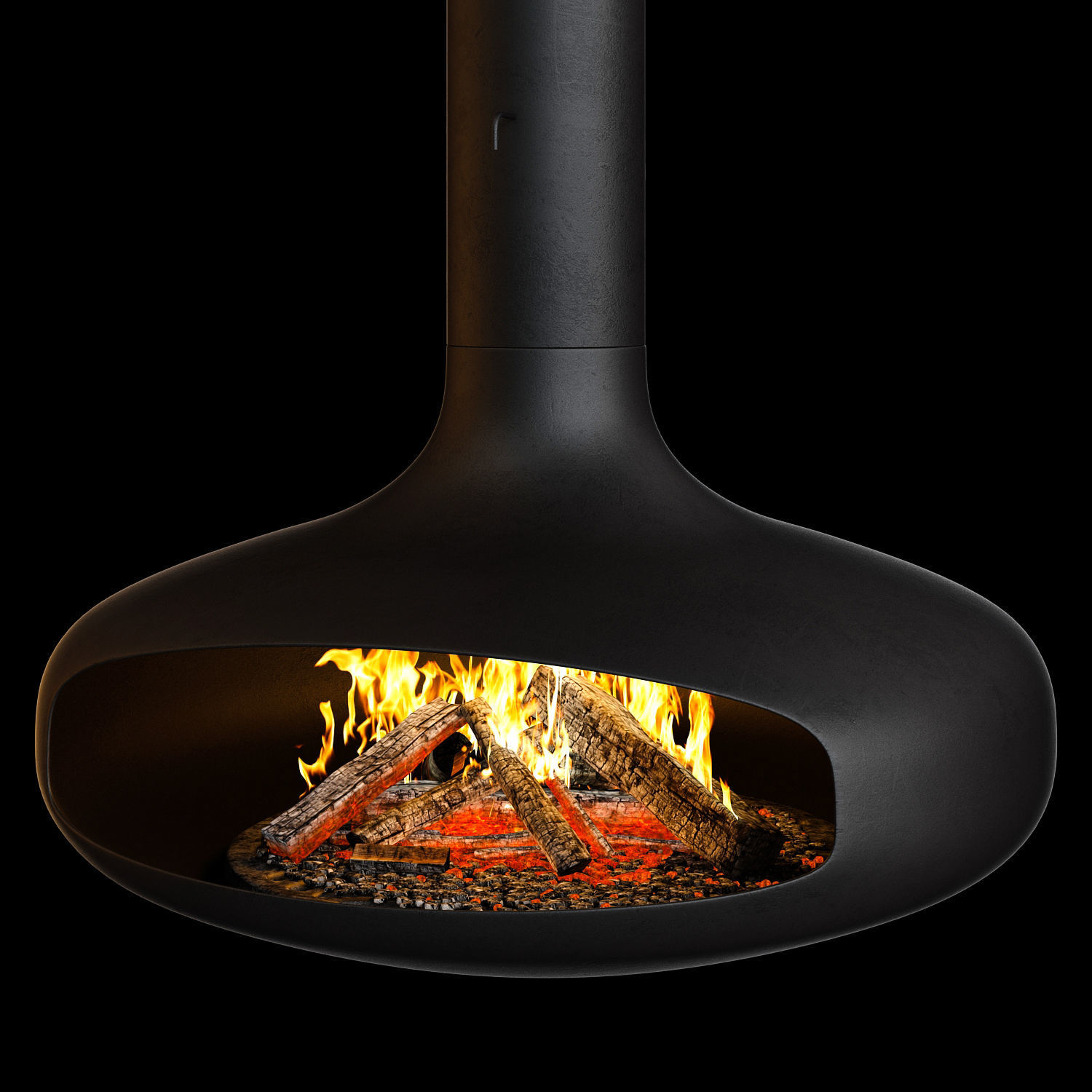 Fireplace set Focus Creation 1 3D model_6