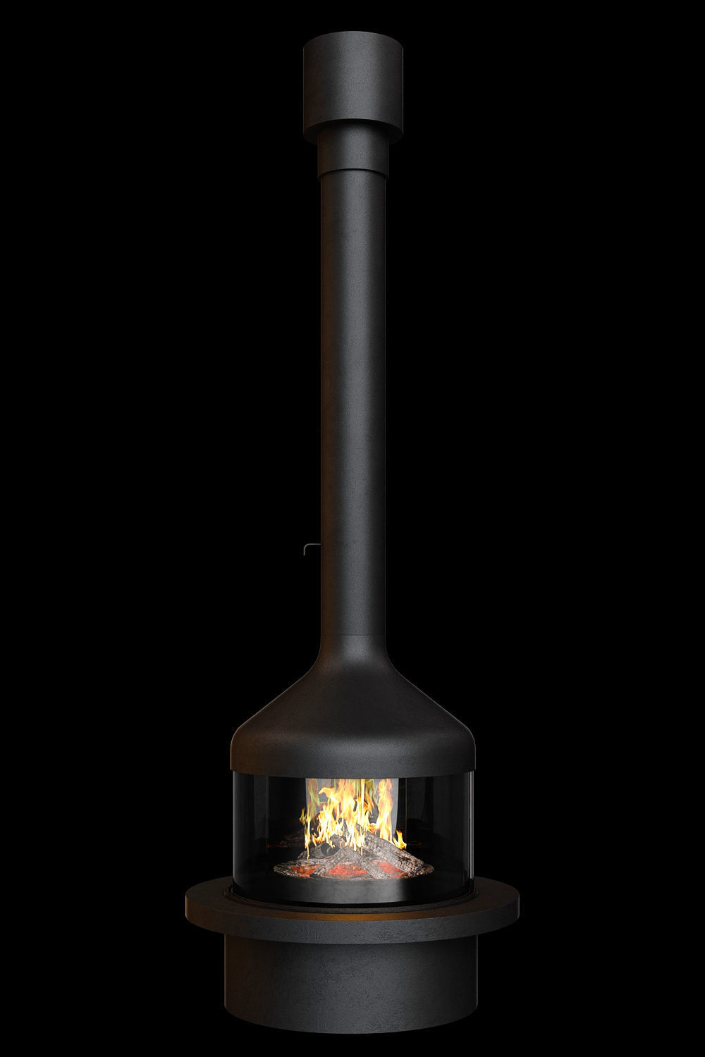 Fireplace set Focus Creation 1 3D model_8