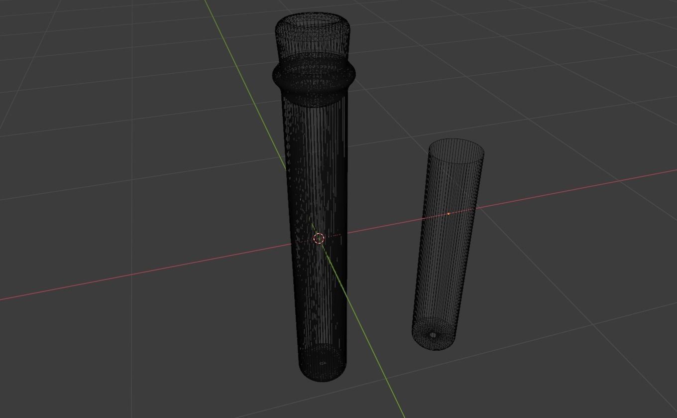 Magic Tube Bottle 3D model_4