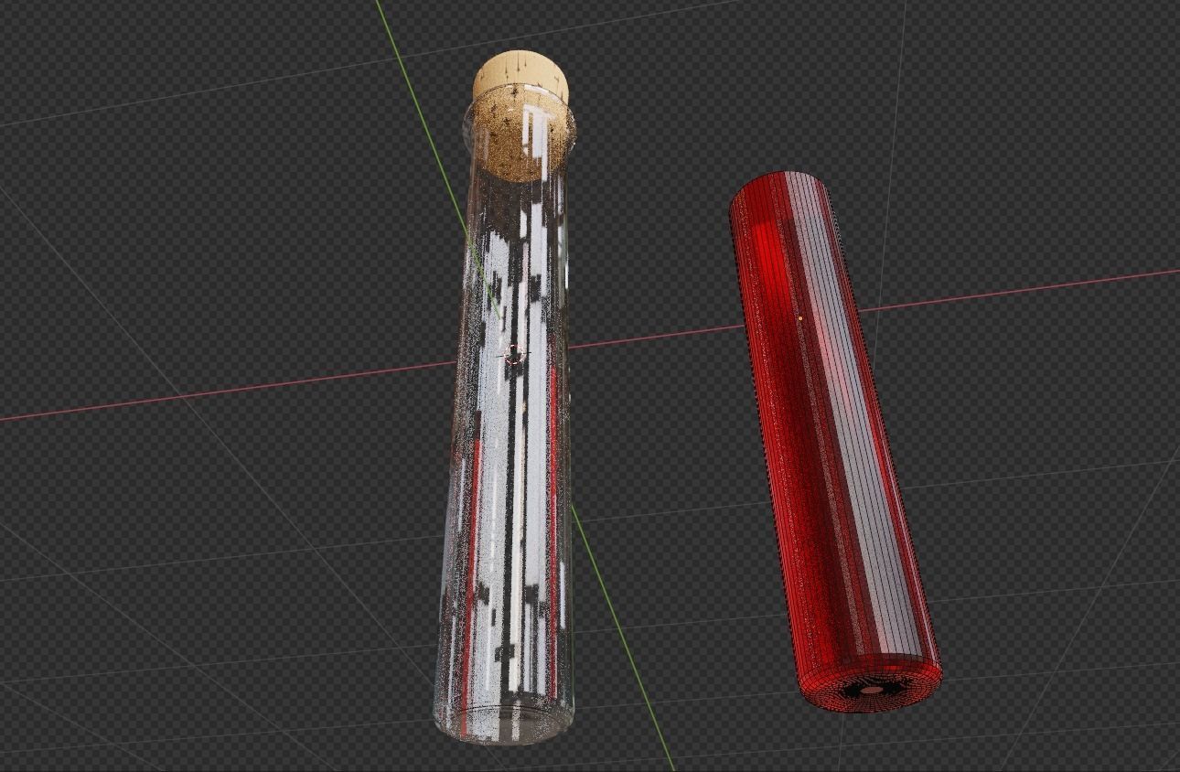 Magic Tube Bottle 3D model_7