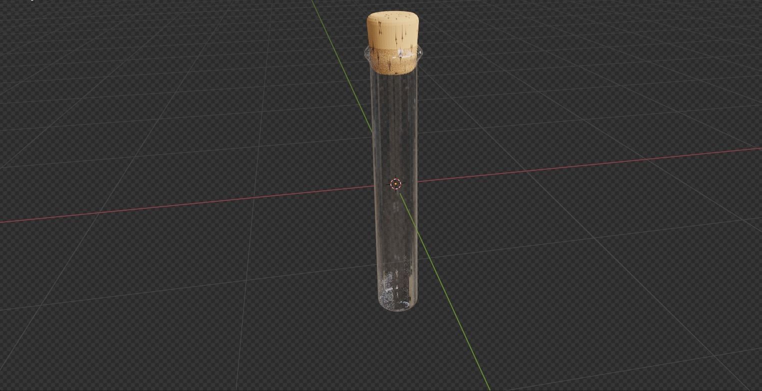 Magic Tube Bottle 3D model_6