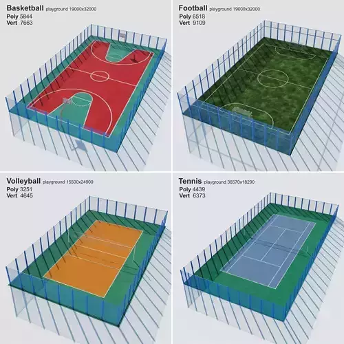 Set sport playground