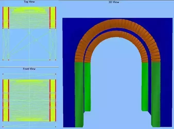 Barrel vault 10x10x10 feet