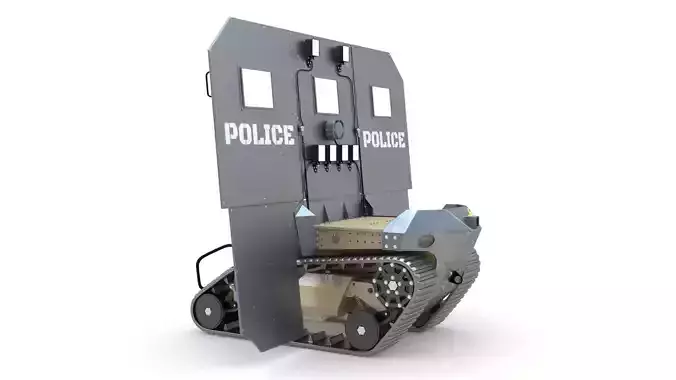 RBS1 SWAT BOT Robotic Ballistic Shield