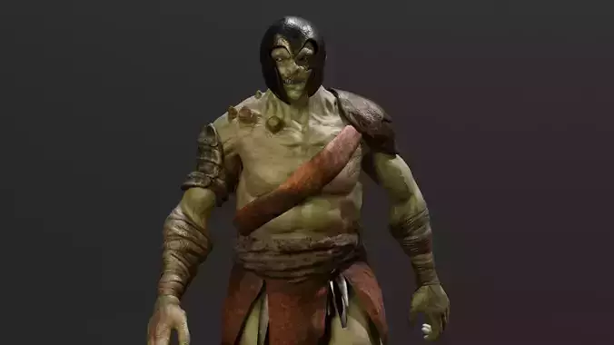 ORC  MEDIEVAL ZBRUSH BLENDER