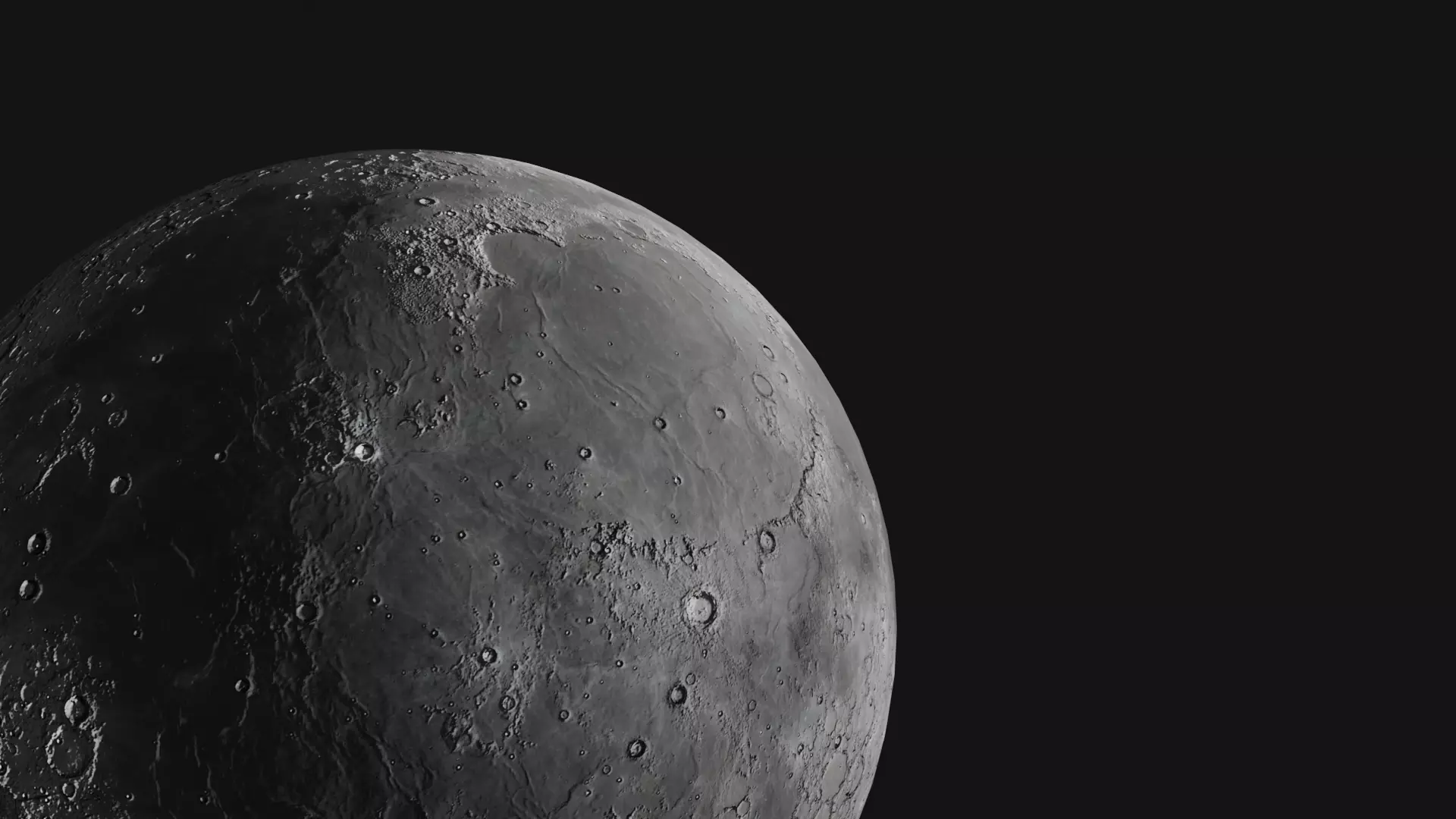 Photorealistic 3d Moon 8K Low-poly 3D model_0