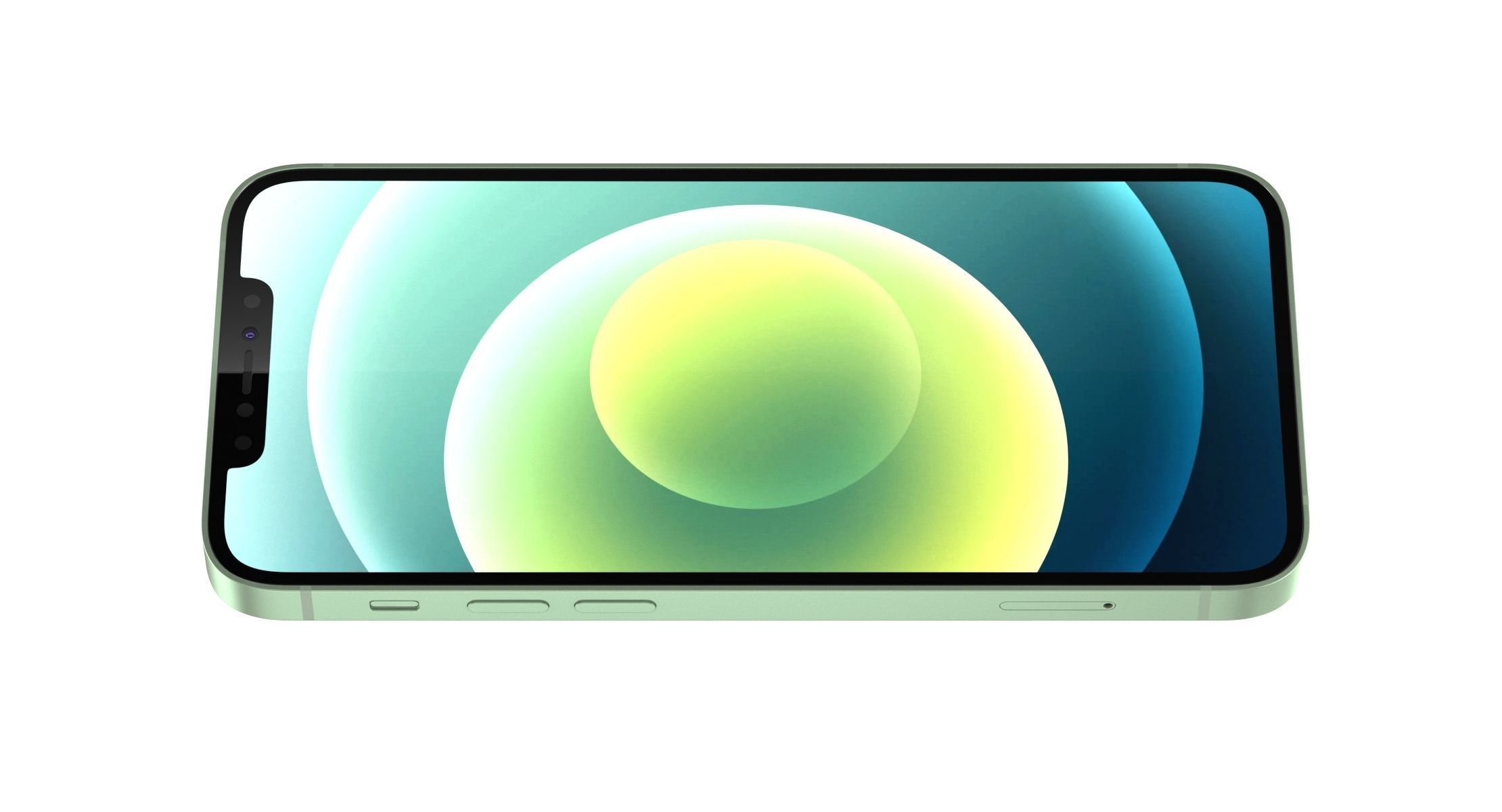 Apple iPhone 12 Green 3D model_3