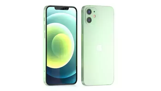 Apple iPhone 12 Green 3D model