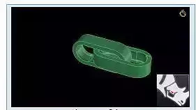 Chain piece of plastic 3D print model
