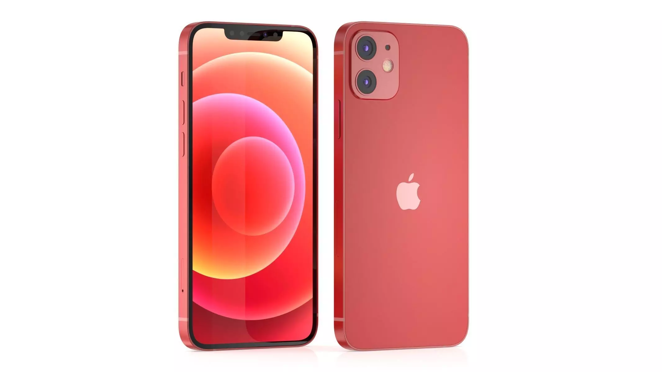Apple iPhone 12 Red 3D model_0