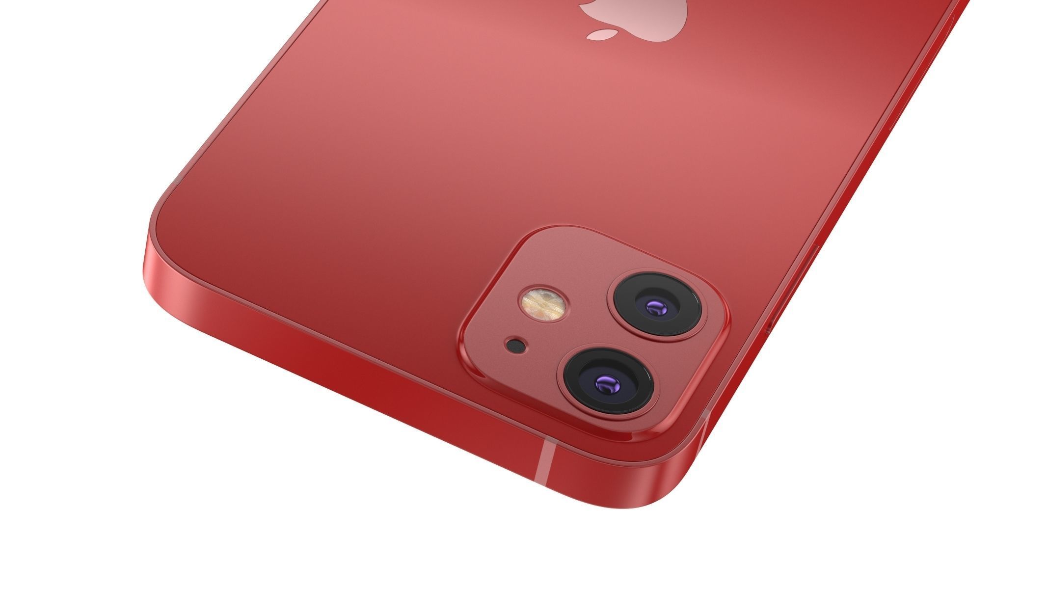 Apple iPhone 12 Red 3D model_6