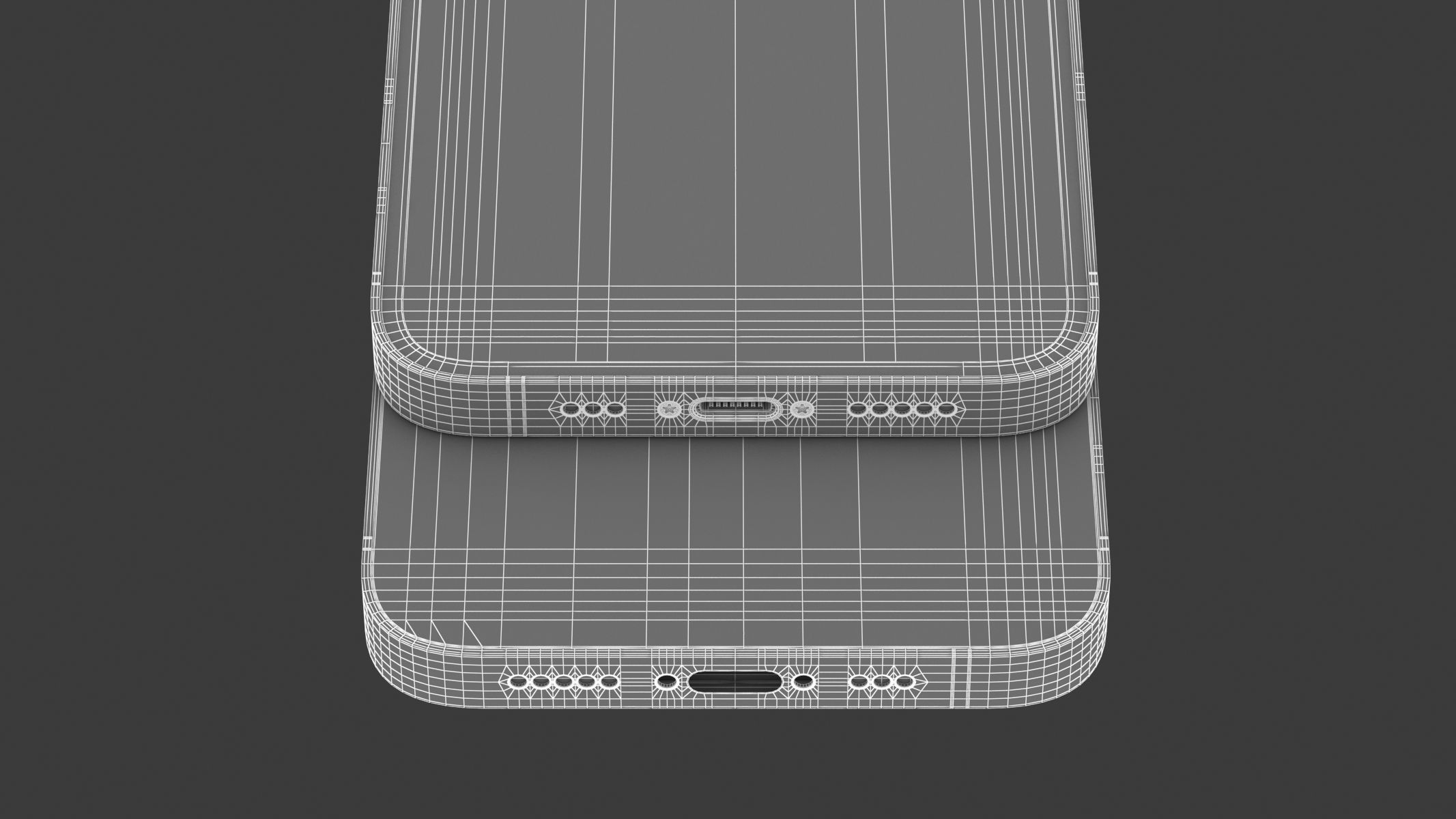 Apple iPhone 12 Red 3D model_19