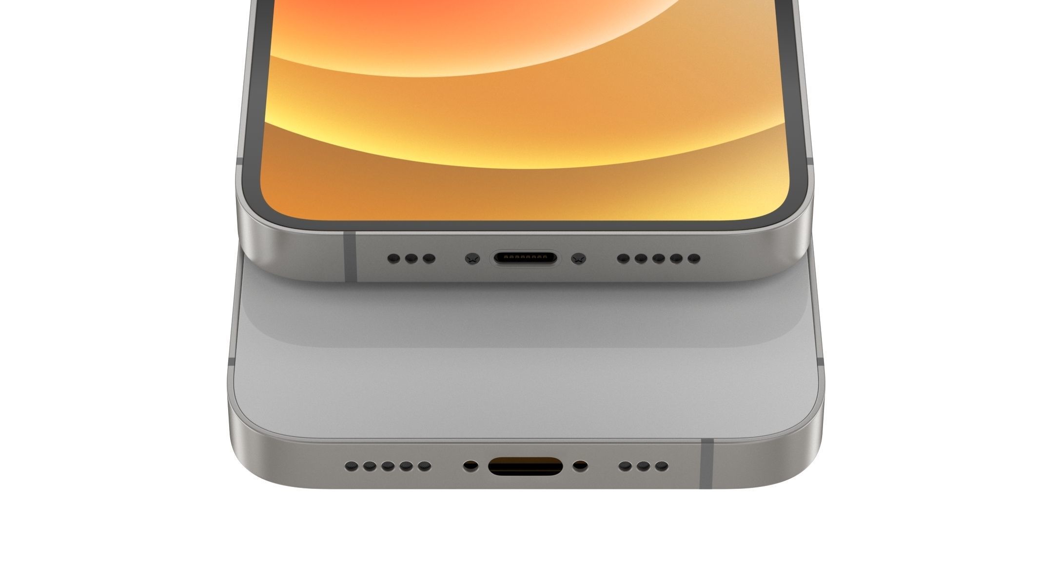 Apple iPhone 12 White 3D model_9