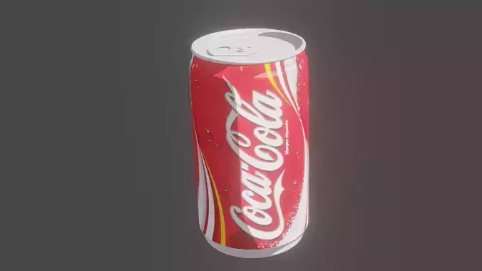 Coca Cola Can stylized like anime