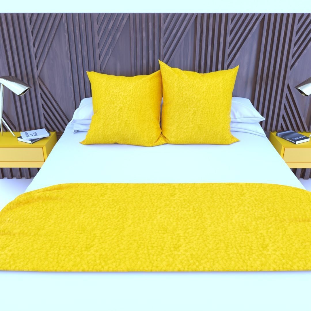 STM-D BED model AAA Low-poly 3D model_6