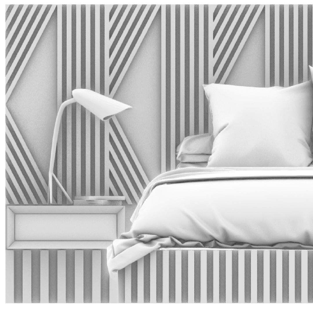 STM-D BED model AAA Low-poly 3D model_9