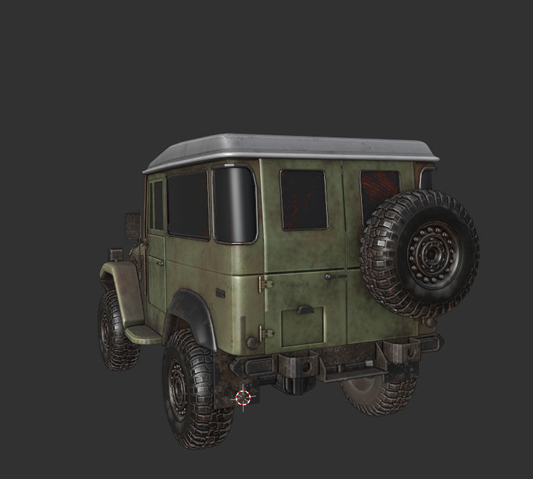 TOYOTA FJ 45 3D model_8