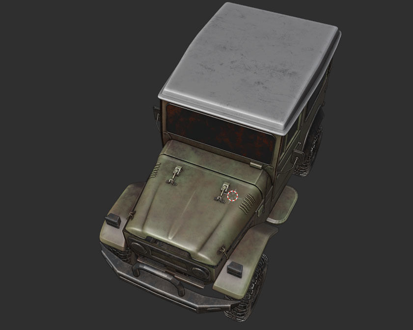 TOYOTA FJ 45 3D model_10