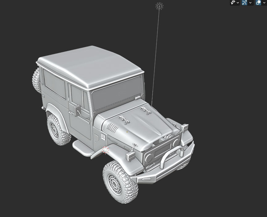 TOYOTA FJ 45 3D model_16