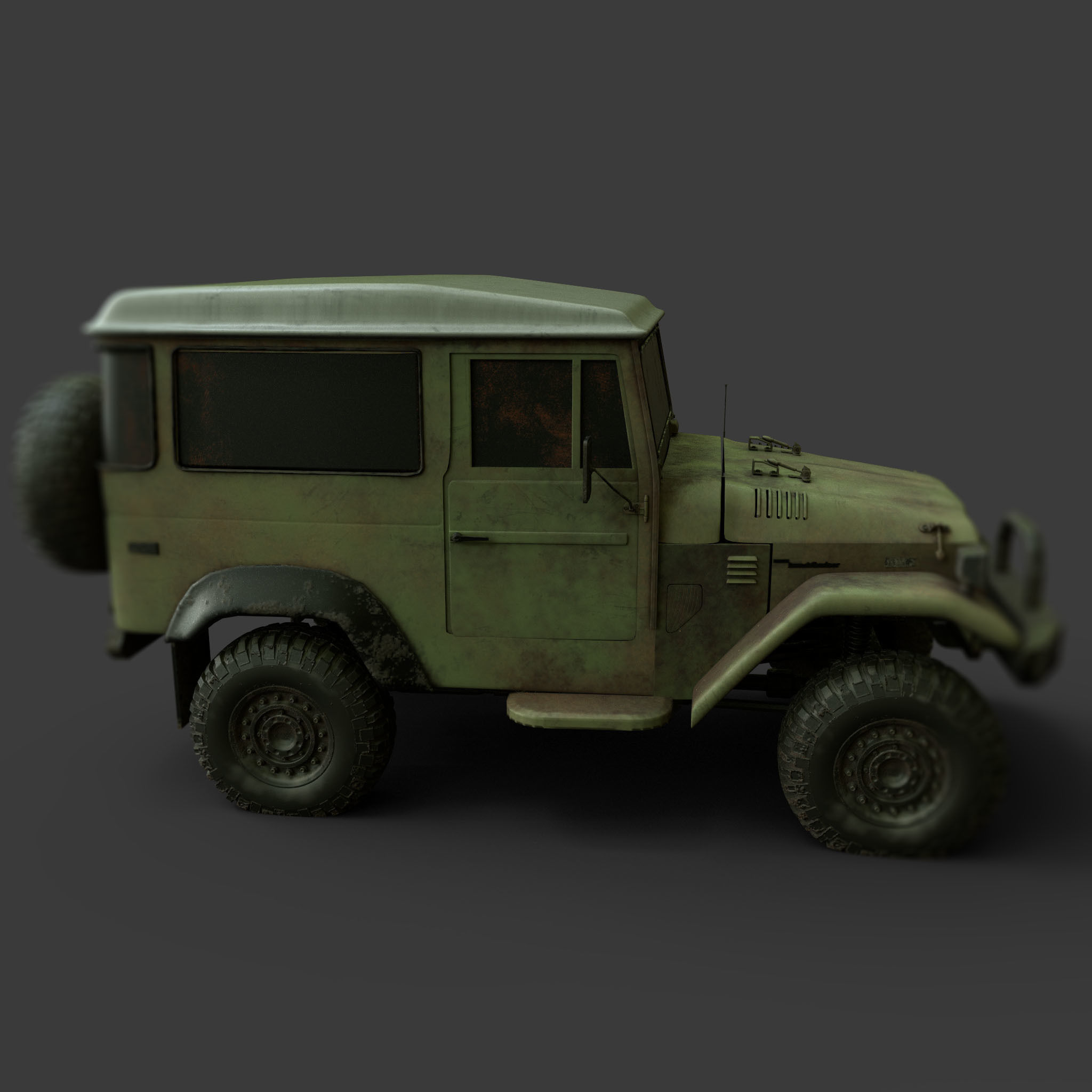 TOYOTA FJ 45 3D model_4