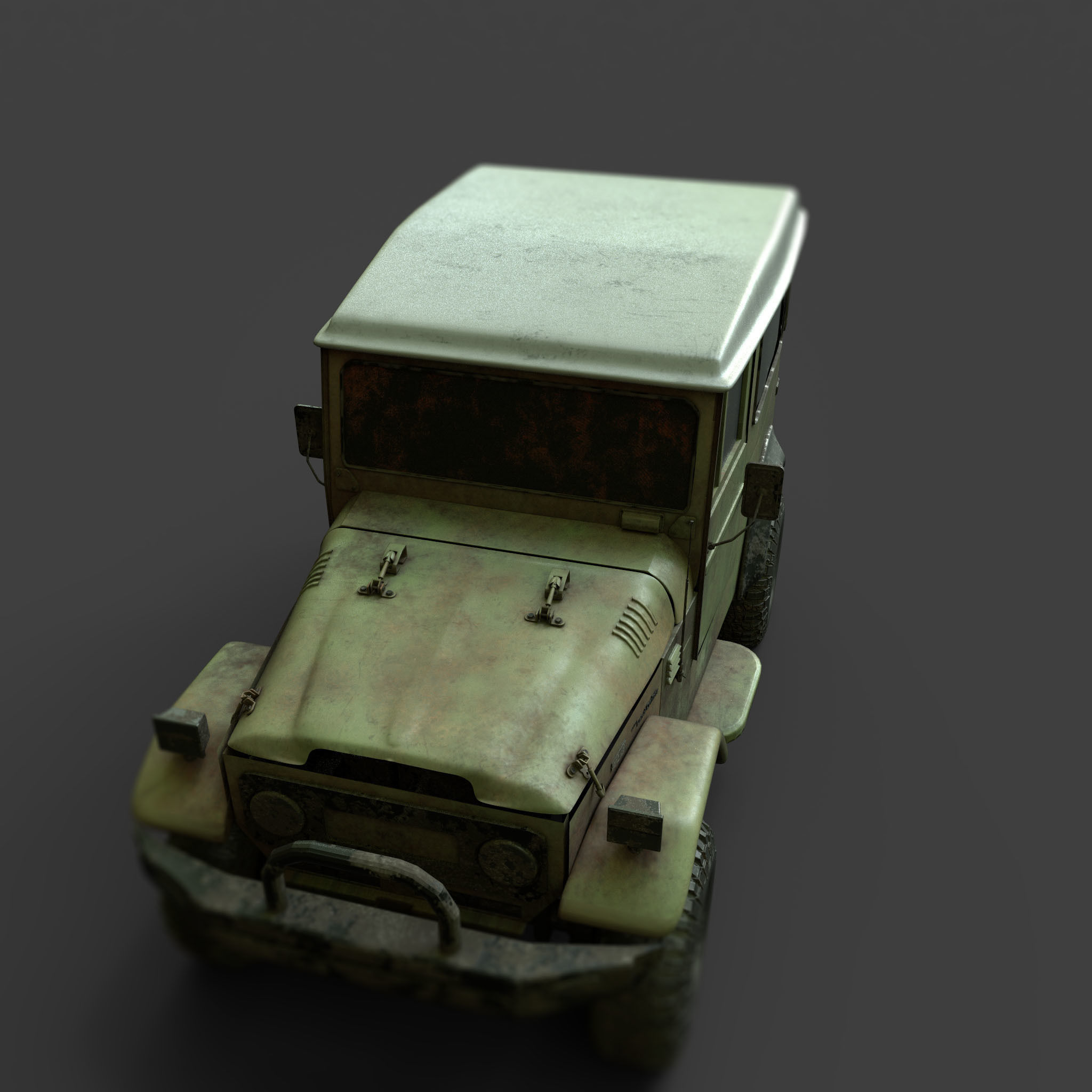 TOYOTA FJ 45 3D model_3