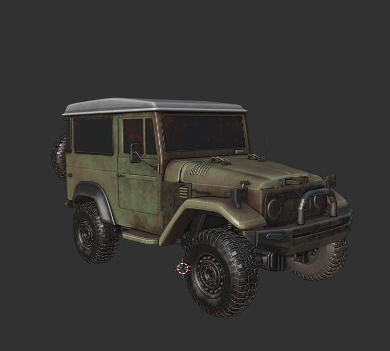TOYOTA FJ 45 3D model_6
