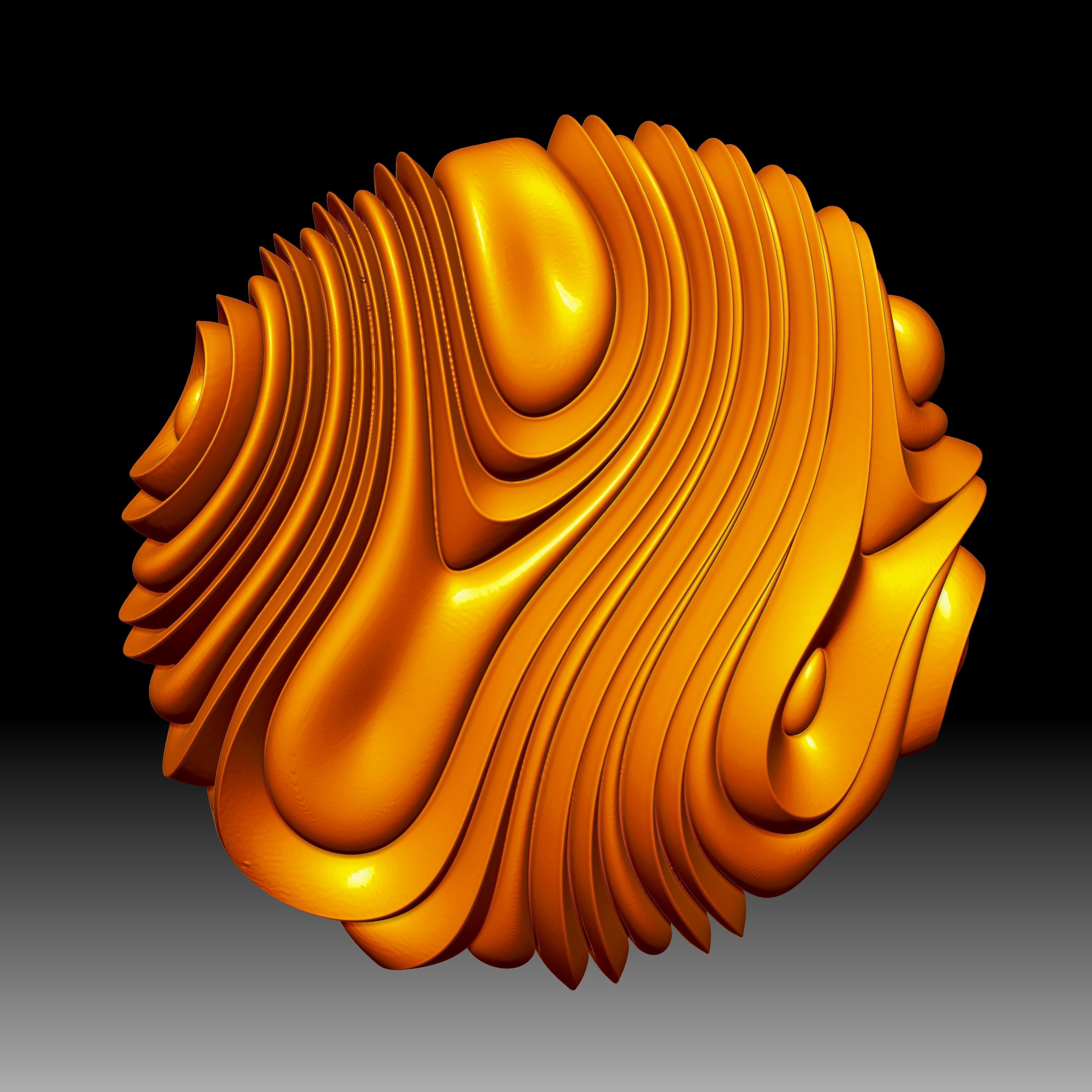 Lava flow by Bonitum 3D print model_5