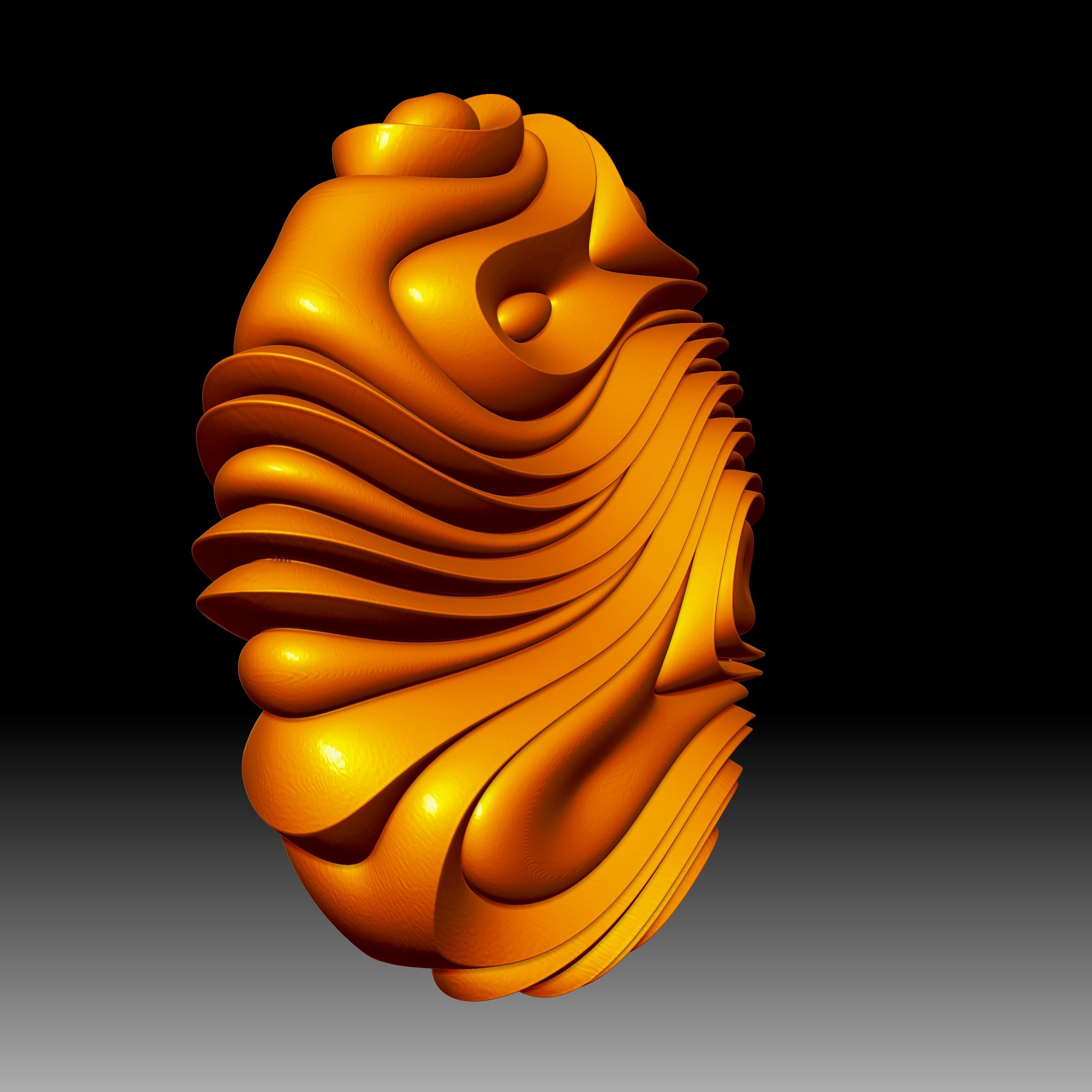 Lava flow by Bonitum 3D print model_4