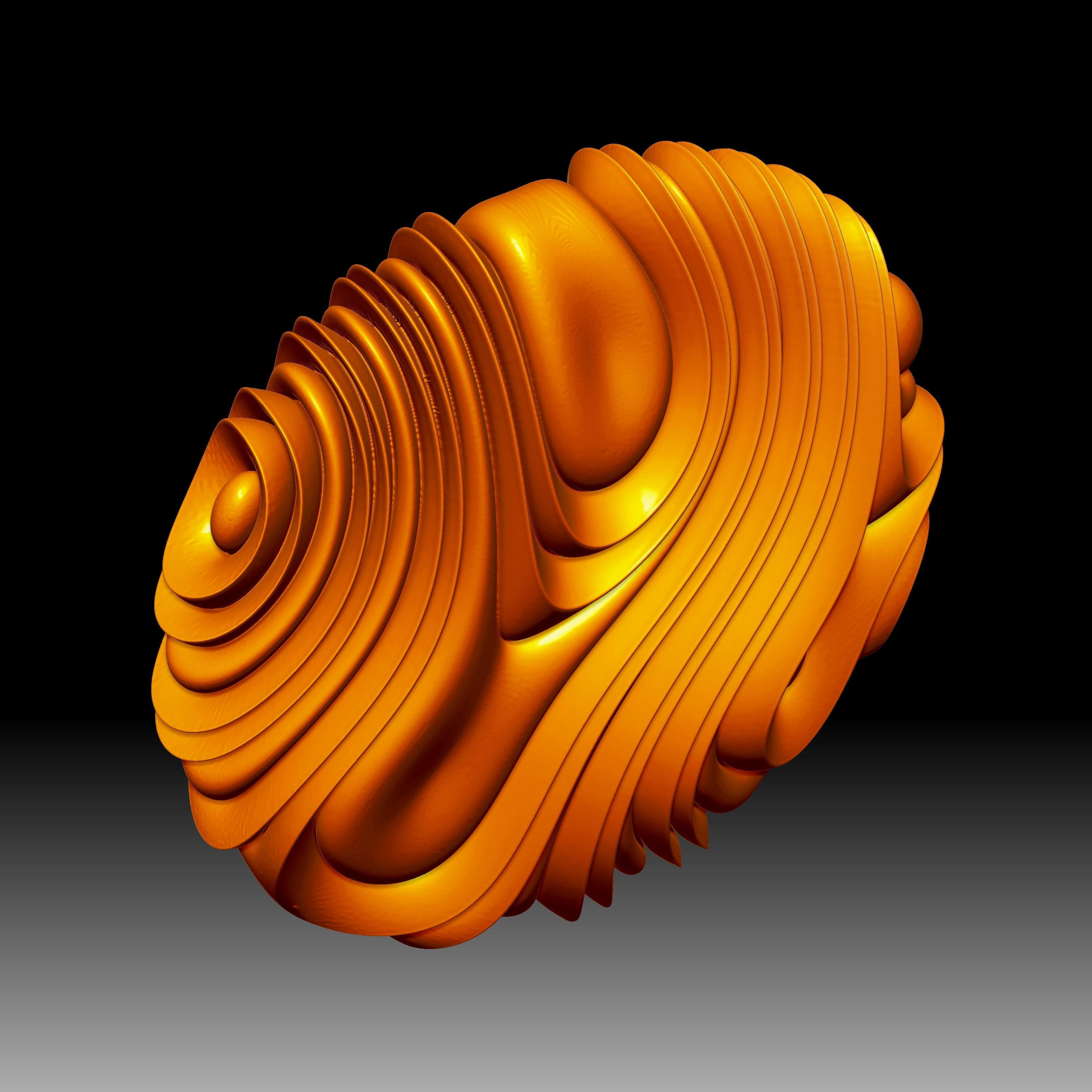 Lava flow by Bonitum 3D print model_3