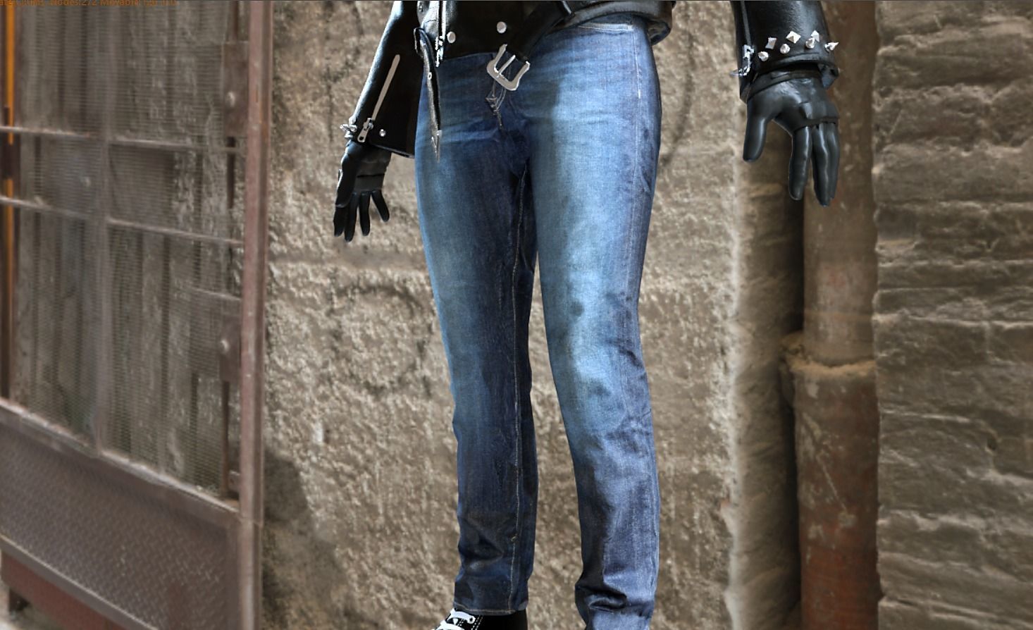 Spacesuit Astronaut Rigged 3D model_9