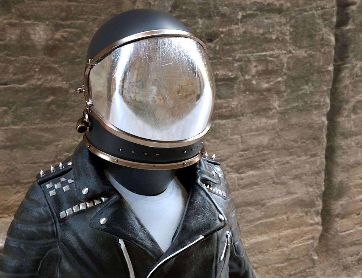 Spacesuit Astronaut Rigged 3D model_2