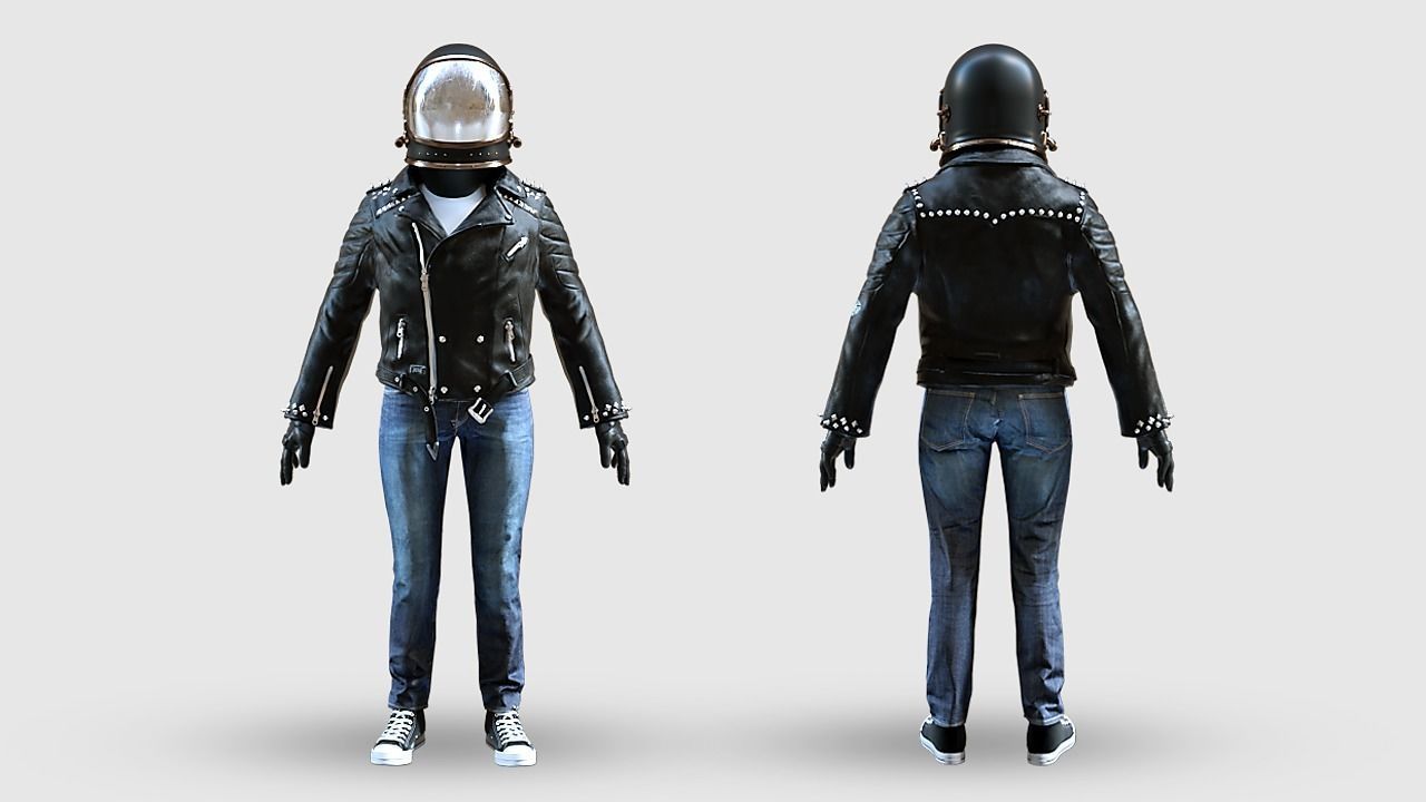 Spacesuit Astronaut Rigged 3D model_3