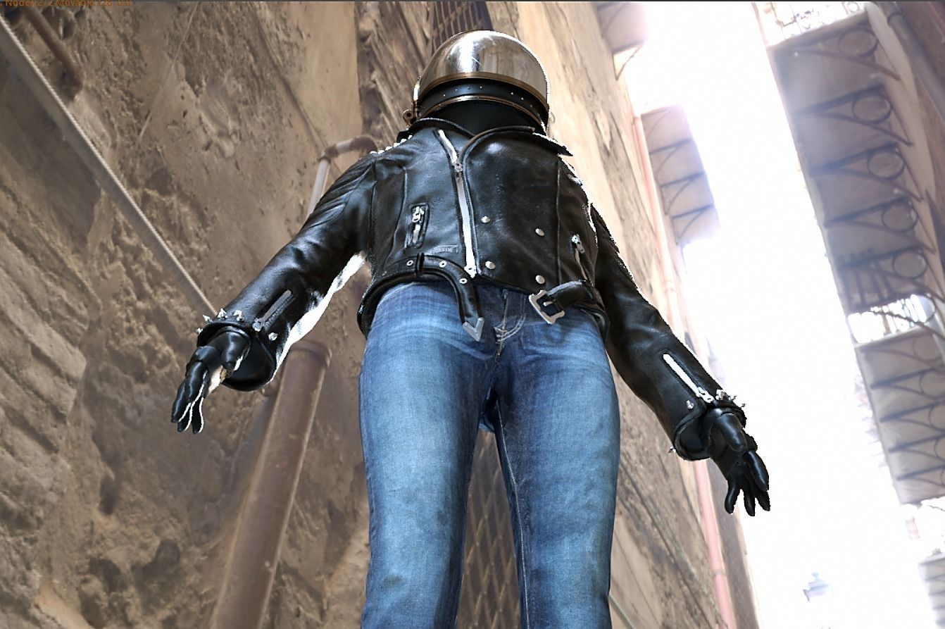 Spacesuit Astronaut Rigged 3D model_10