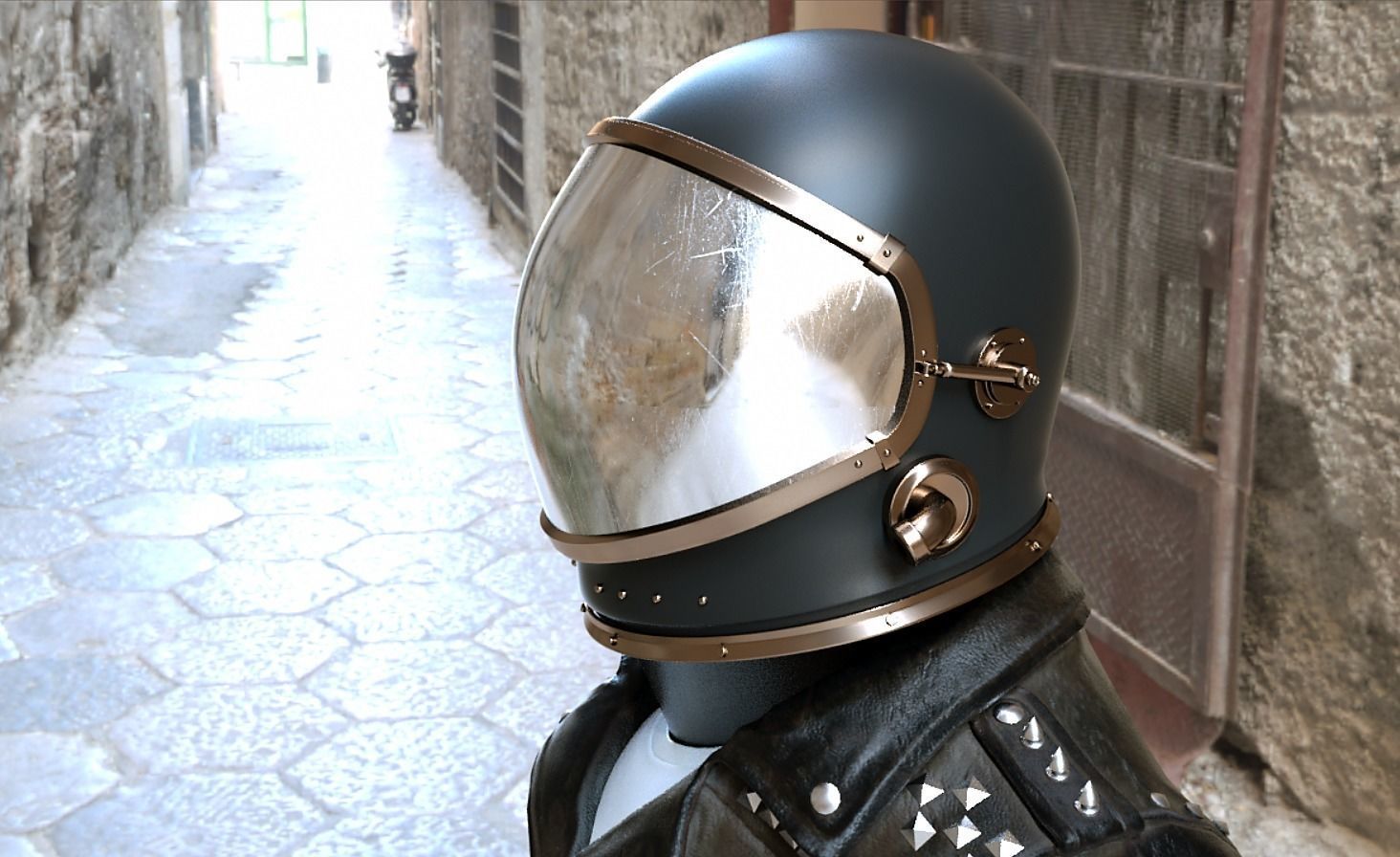 Spacesuit Astronaut Rigged 3D model_11