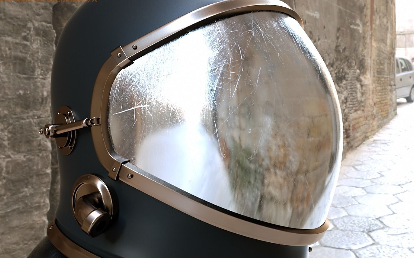 Spacesuit Astronaut Rigged 3D model_7