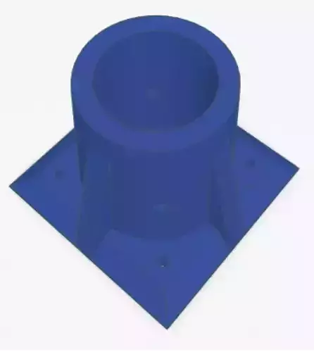 Perpendicular PVC Mount