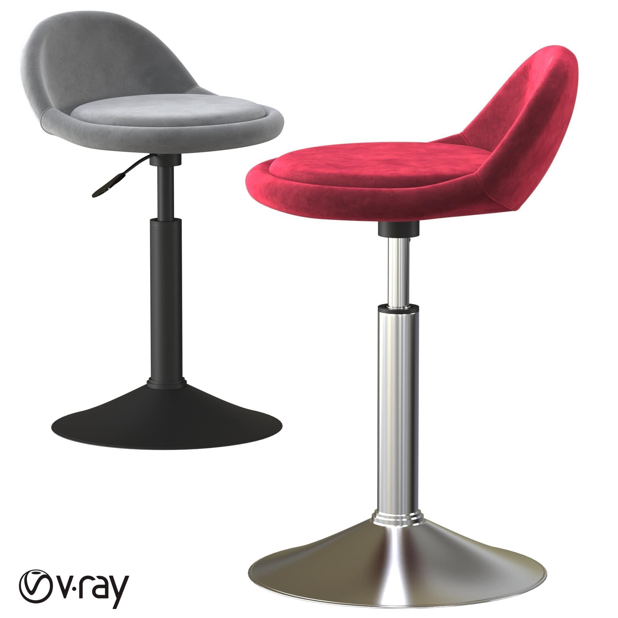 Chair Bar 3D model_1