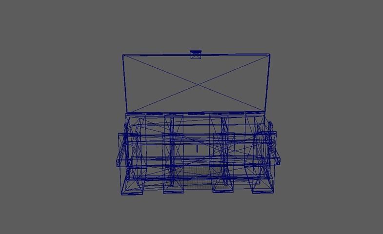 Wooden Crate Boxes Pack Low-poly 3D model_11