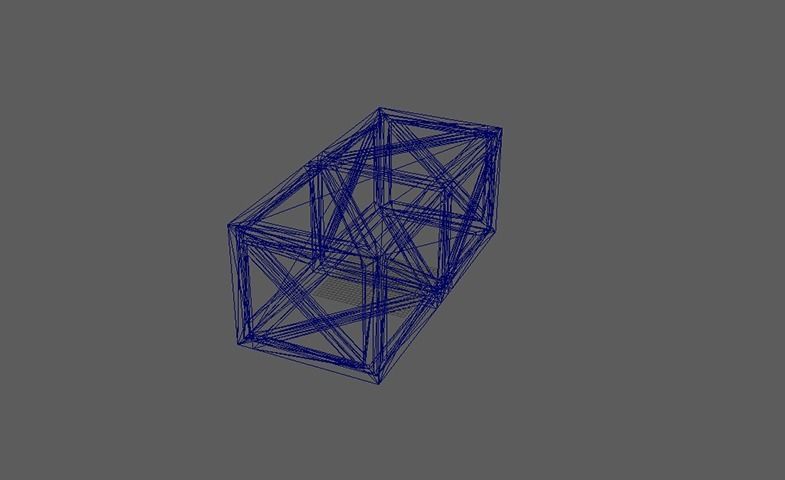 Wooden Crate Boxes Pack Low-poly 3D model_9