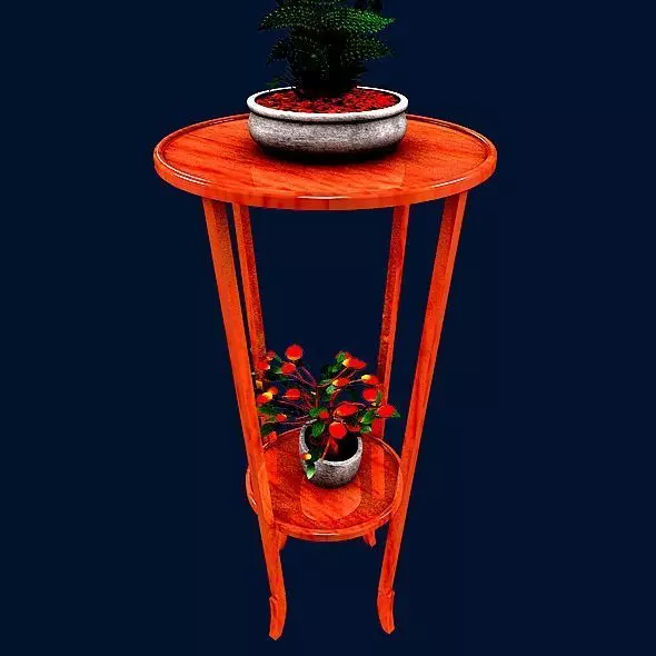 Flower Pot Stand 3D model_0