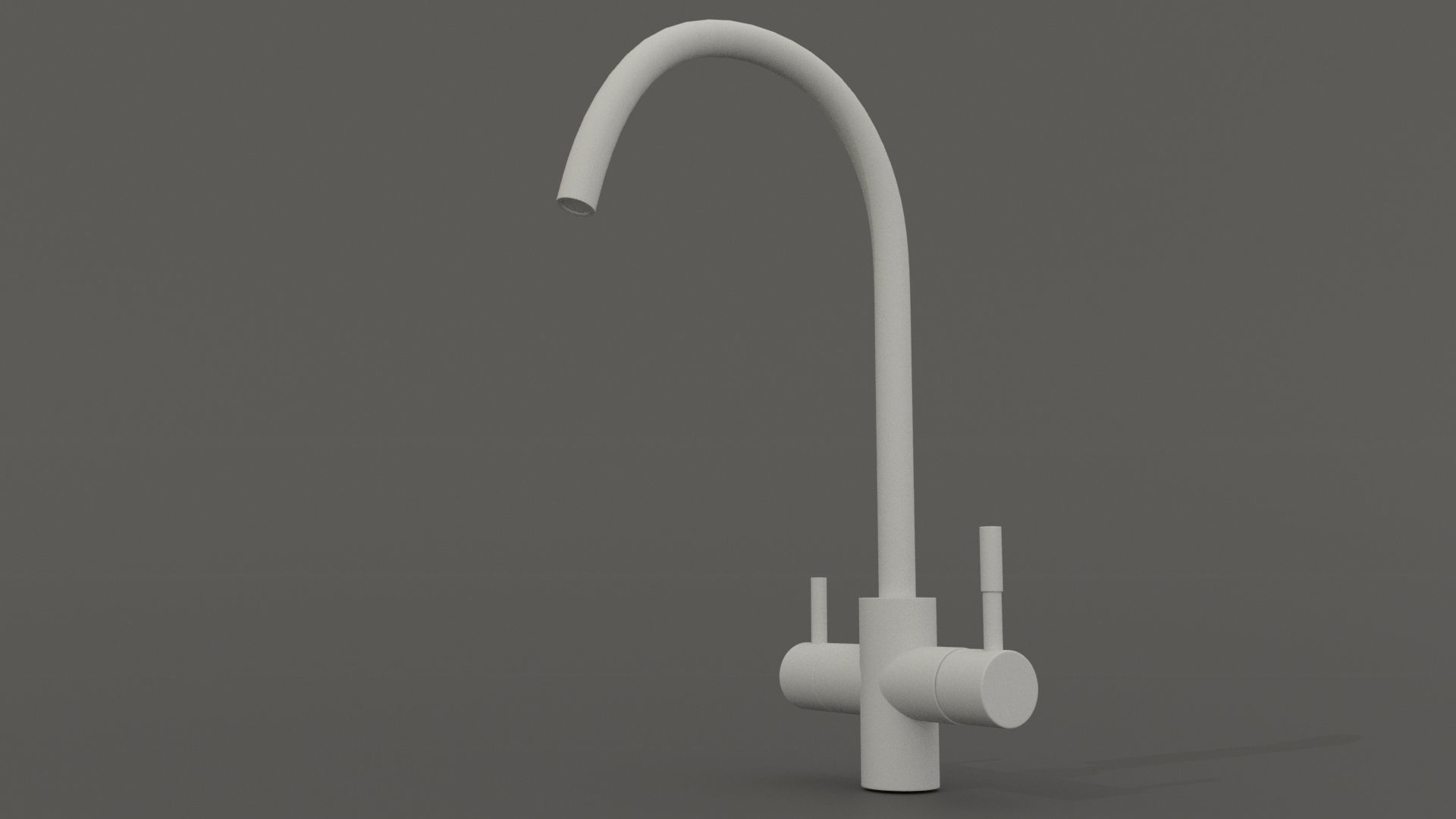 Taps set kitchen faucet 3D model_13