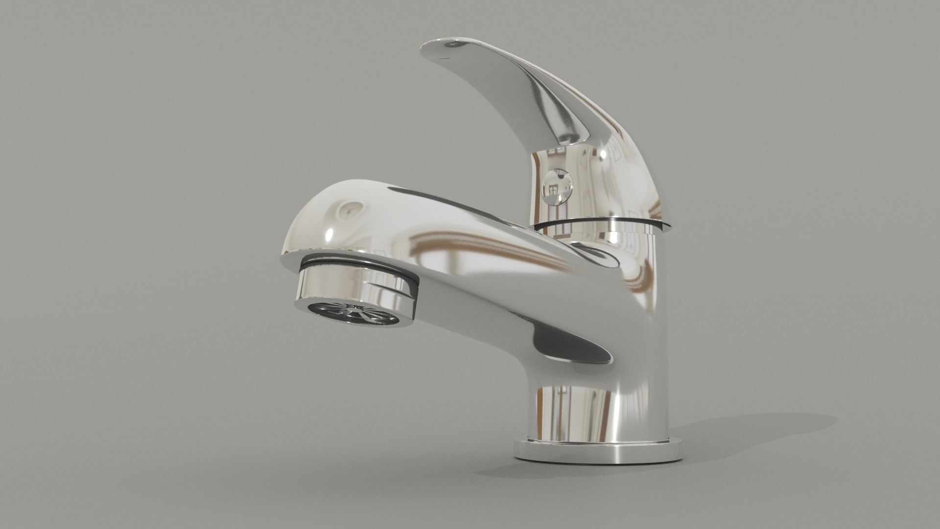 Taps set kitchen faucet 3D model_7