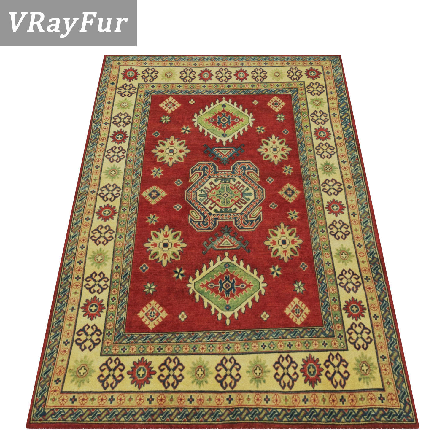 Rug Set 1994 3D model_2