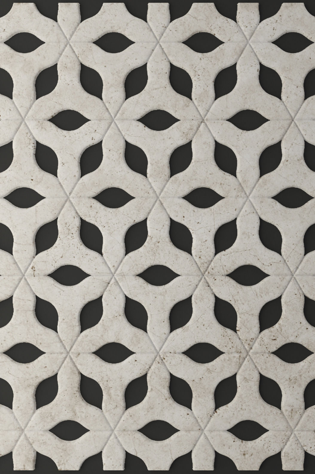 Panel lattice grille 3D 23 3D model_7