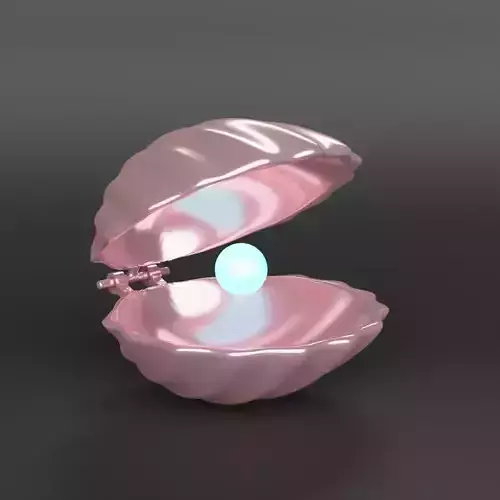 PEARL SHELL ring box for valentine gift