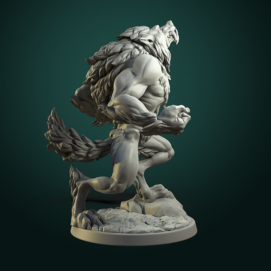 Werewolves bundle pre-supported  3D print model_23