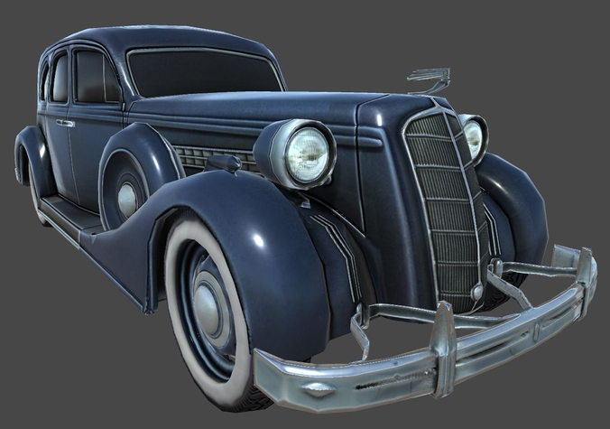 ZIS 101 A  - low poly 