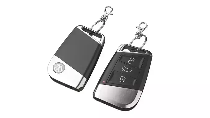 3D VISUALIZADOR volkswagen key fob 3D model