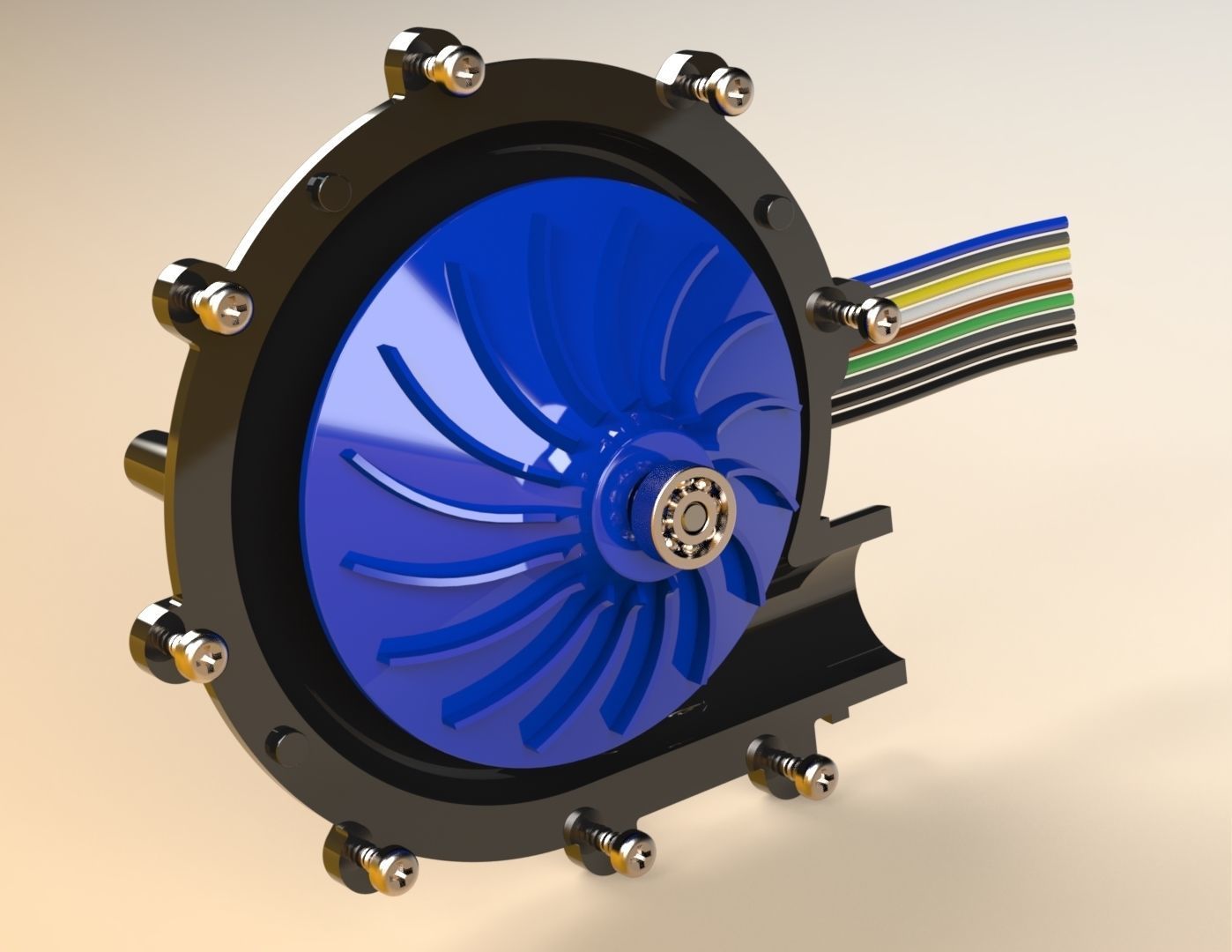 Brushless Air Blower 3D model 3D printable | CGTrader
